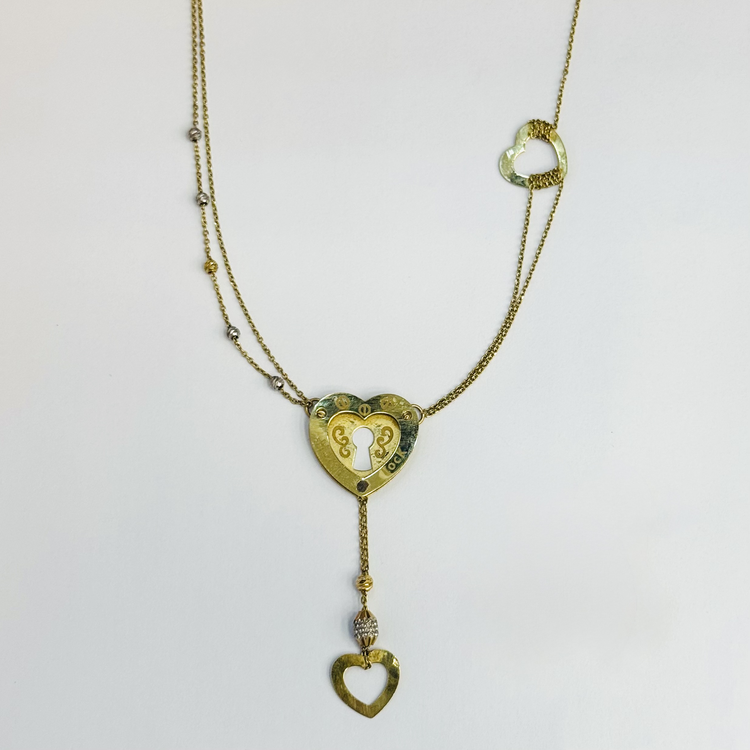 گردنبند heart lock