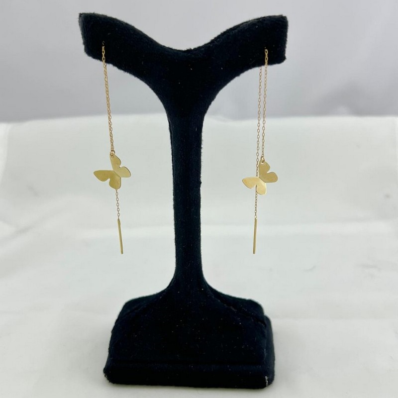 گوشواره بخیه پروانه