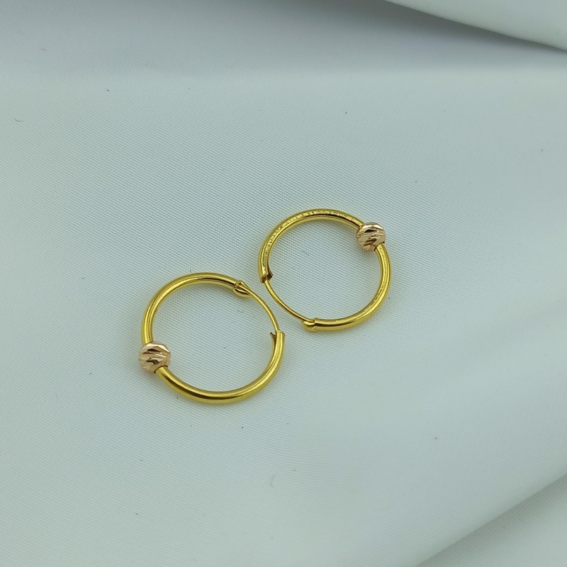گوشواره حلقه البرنادو 1 گوی