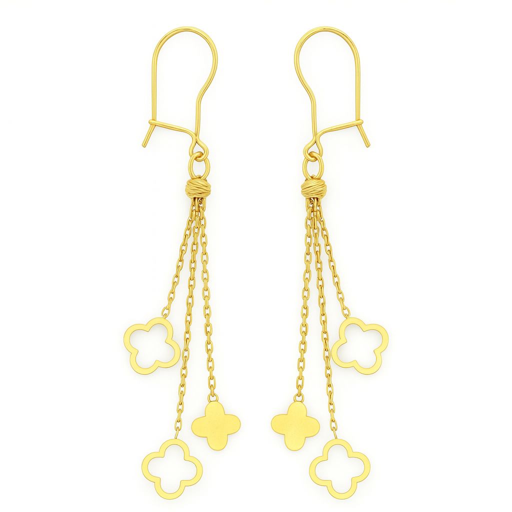 گوشواره آویز رشته ای ونکلیف