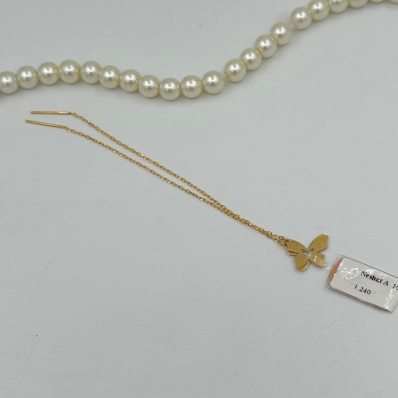 گوشواره بخیه پروانه