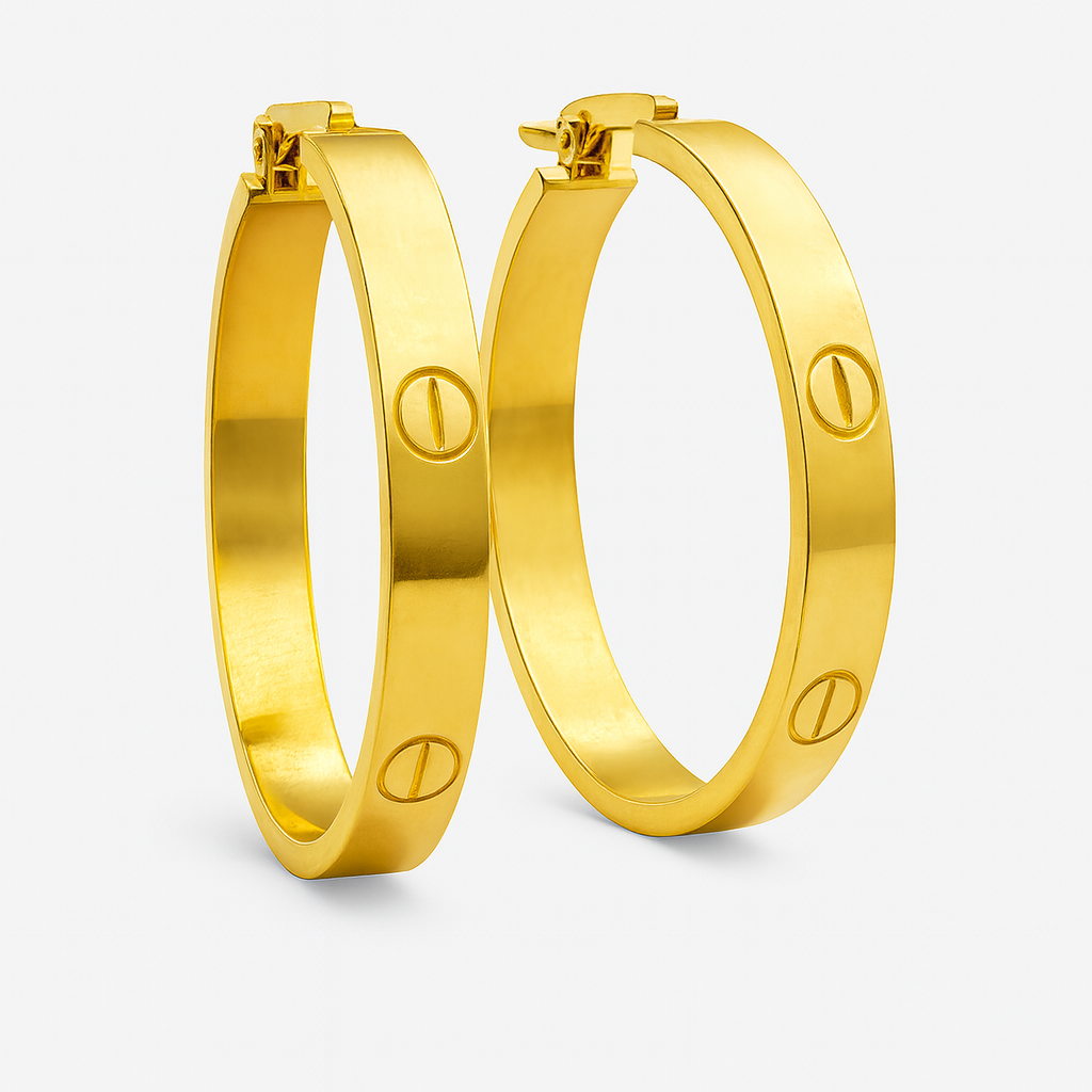 گوشواره حلقه ژینا