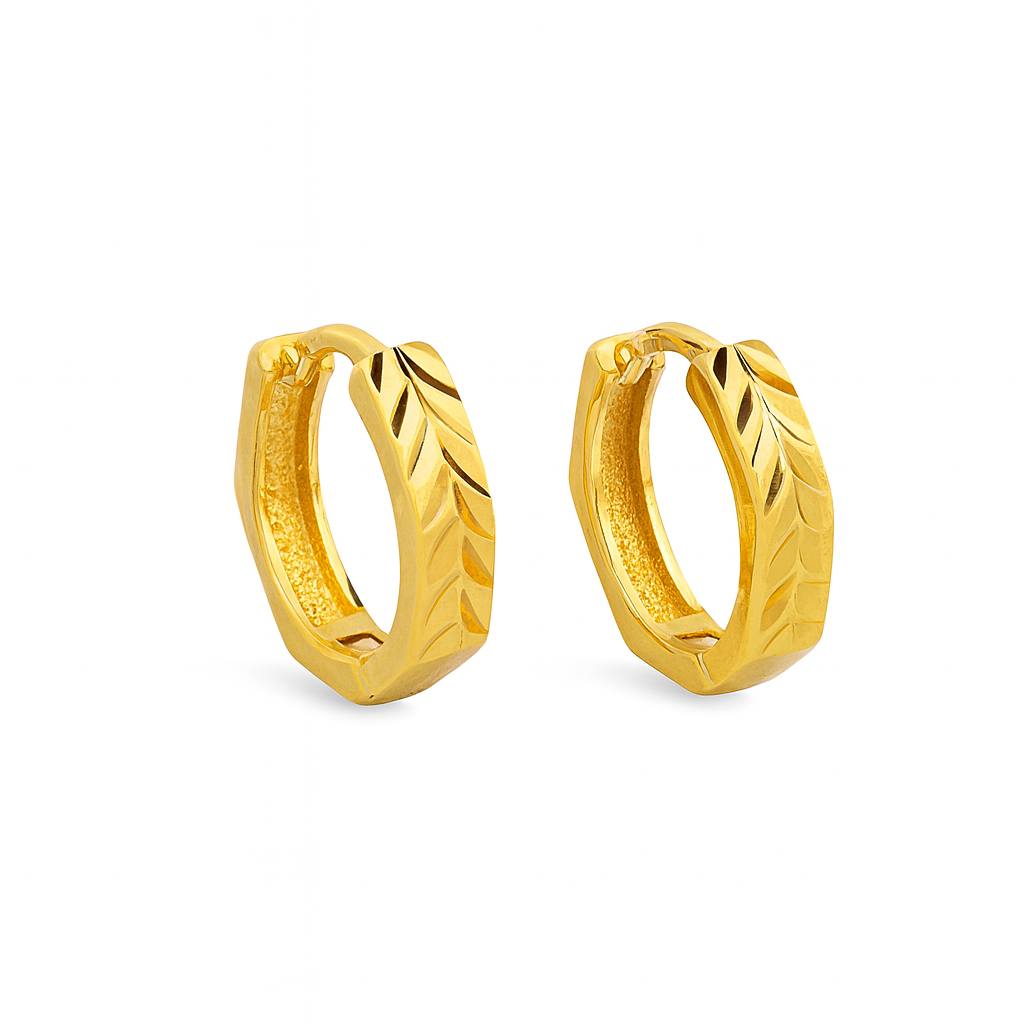 گوشواره حلقه ای تراش