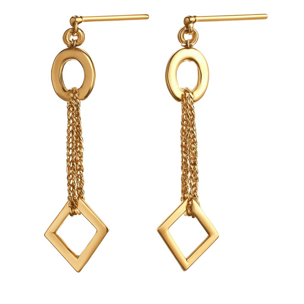 گوشواره آویز میخی