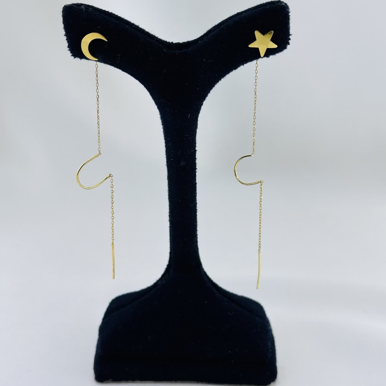 گوشواره بخیه ماه وستاره