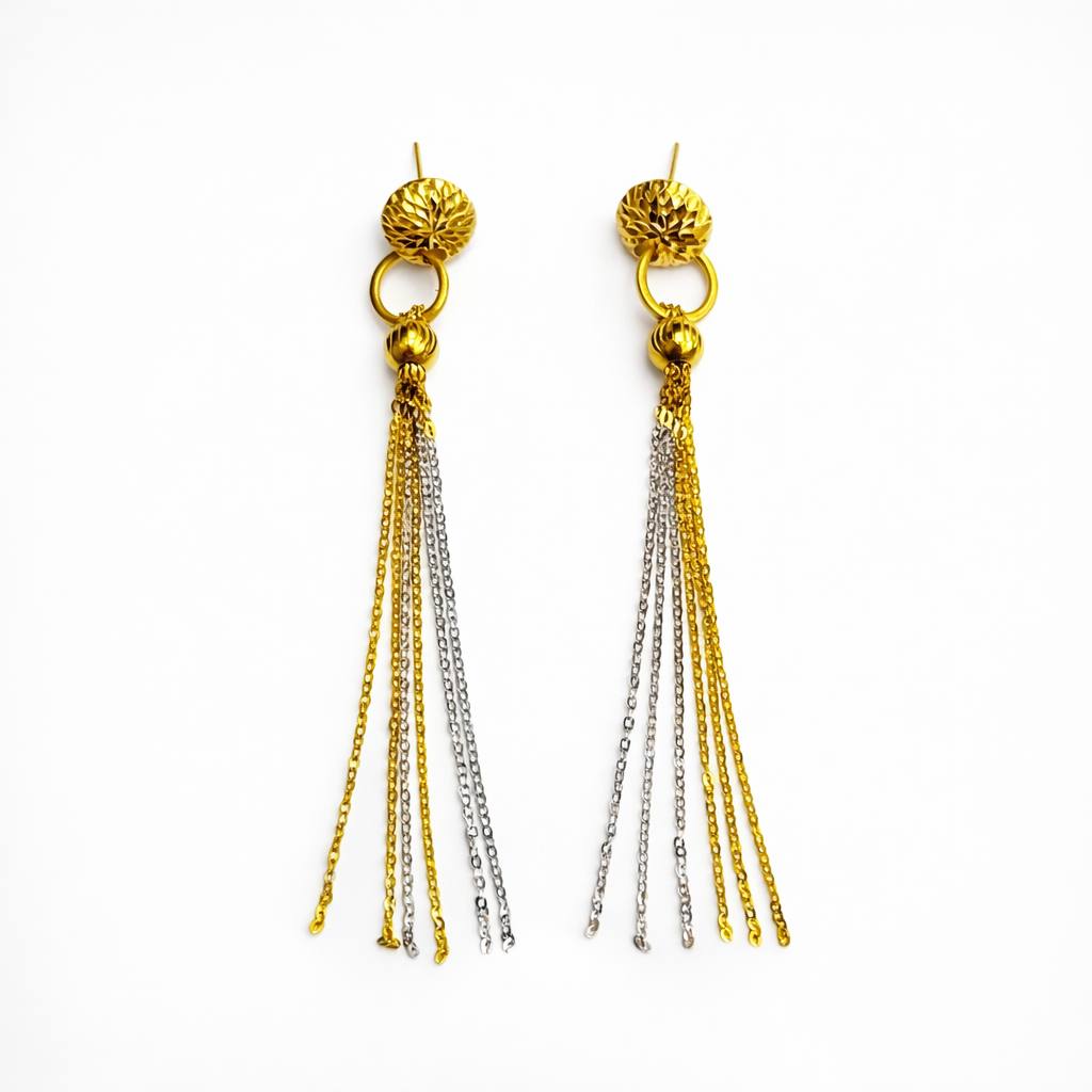 گوشواره میخی آویز